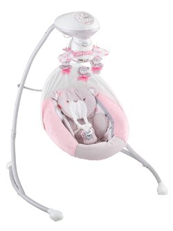 Fisher Price My Little Snugabear Ballerina Cradle n Swing เปลสวิง เปลไกวไฟฟ้า ใช้ไฟบ้านได้