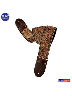 สายสะพายกีตาร์ PRS GUITAR STRAP 2 RETRO DLX JACQ-BURGANDY