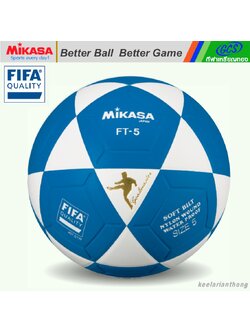 MIKASA FT5-WB ฟุตบอลหนังอัดPU size 5