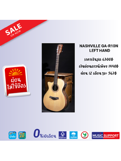 กีต้าร์โปร่งไฟฟ้า Nashville GA-R10N-EQ Left Hand