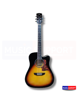 Eagle Guitar DG-1C Vintage Sunburst กีตาร์โปร่ง 41นิ้ว