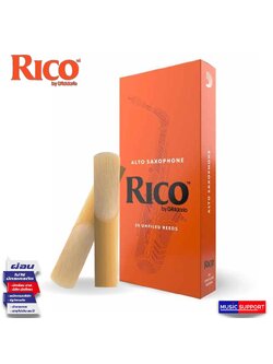 RICO Alto sax Reeds ลิ้นแซก RJA2525 อัลโต้ 2.5 /กล่องส้ม (1 ชิ้น )