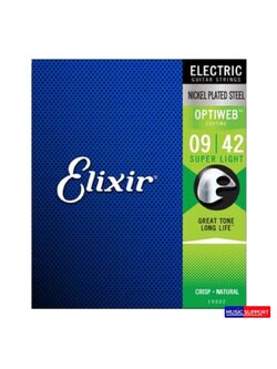 Elixir Optiweb Super Light 09-42 สายกีตาร์ไฟฟ้า #19002