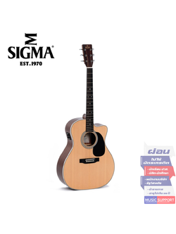 กีตาร์โปร่งไฟฟ้า Sigma JMC-1E