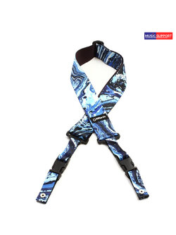 สายสะพาย DiMarzio Steve VAI ClipLock DD2240 Blue Universe