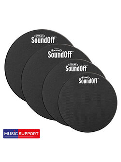 แผ่นเก็บเสียงกลอง EVANS SOUNDOFF STD PACK 12 13 14 16