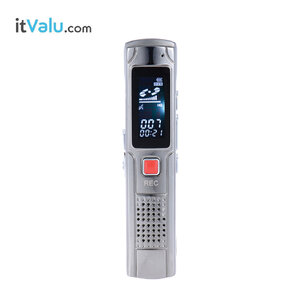 เครื่องบันทึกเสียงดีจิตอล อุปกรณ์ ที่อัดเสียง รุ่น GH809 จอแสดงผล LCD พร้อมไฟ Back Light ขนาด 9.5 x 2 x 1.5 cm