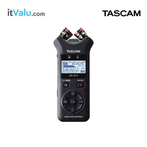 ชุดไมค์บันทึกเสียง ไมโครโฟนสำหรับบันทึกเสียง TASCAM รุ่น DR-07X ขนาด 68×158×26 mm