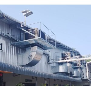 ผลงานการการออกแบบ ติดตั้งระบบระบายอากาศ แก้ไขปัญหาความร้อน