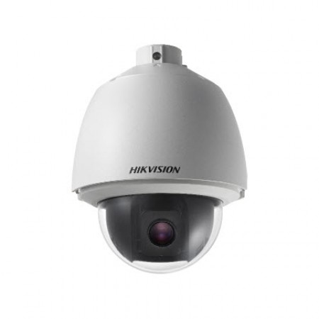 HIKVISION DS-2AE5225T-A(E) 5-inch 2MP Turbo Speed Dome, 2MP 1920 × 1080 resolution, 25 × optical zoom, 16 × digital zoom 4.8 mm to 120 mm focal length. DarkFighter, IR distance Up to 100 m. Pan and tilt ability. Water and dust resistant IP66, IK10 Vandal