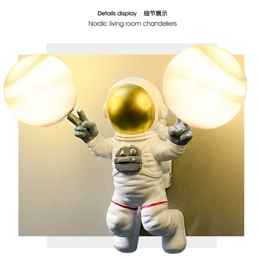 CT169A116 SOTMIA โคมไฟติดหัวนอน โคมไฟติดผนัง ไฟอวกาศ ไฟมนุษย์อวกาศ โคมไฟแต่งห้องเด็ก โคมไฟ