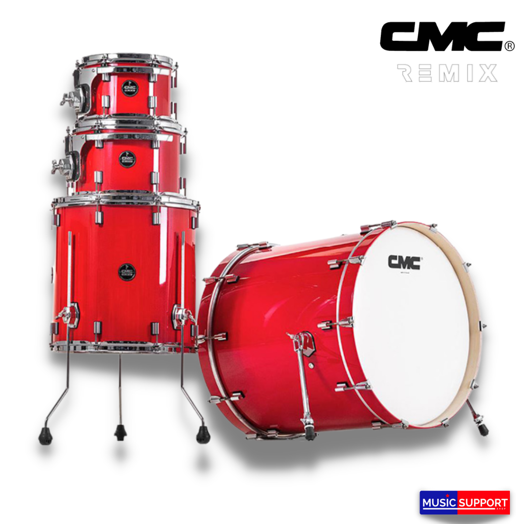กลองชุด CMC Remix ( Poplar + Parawood ) Drumset + Snare