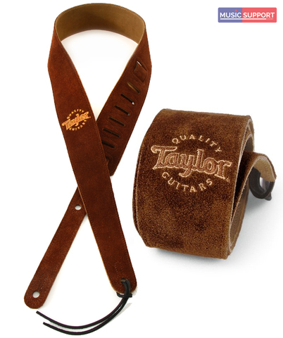 สายสะพายกีตาร์โปร่ง TAYLOR STRAP SUEDE-CHOCO