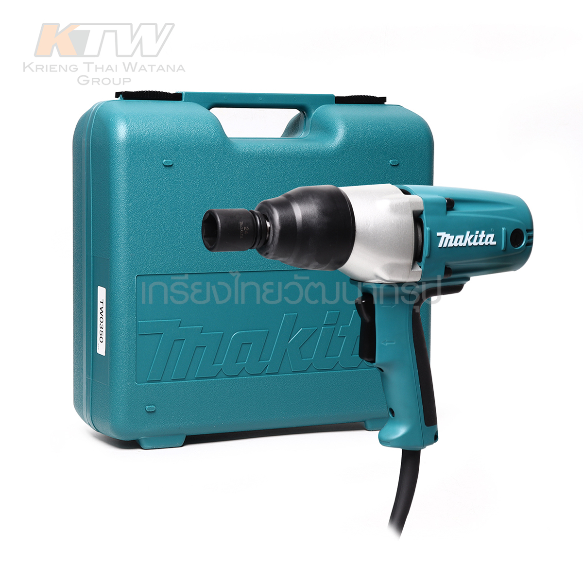 MAKITA เครื่องขันน๊อตไฟฟ้า SQ ขนาด 1/2นิ้ว แรงบิดสูงสุด 200 NM และ 350 NM รุ่น TW0200 และ TW0350
