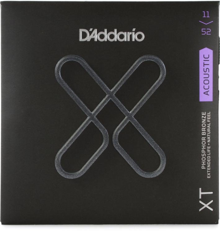 D'Addario XTAPB1152 11-52 Phosphor Bronze, Light, สายกีตาร์โปร่งเคลือบกันสนิม