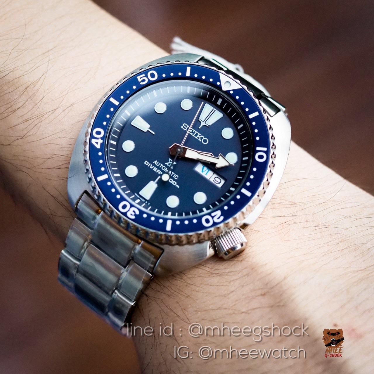 Seiko Turtle Seiko SRP773 เต่าน้ำเงินแบทแมน