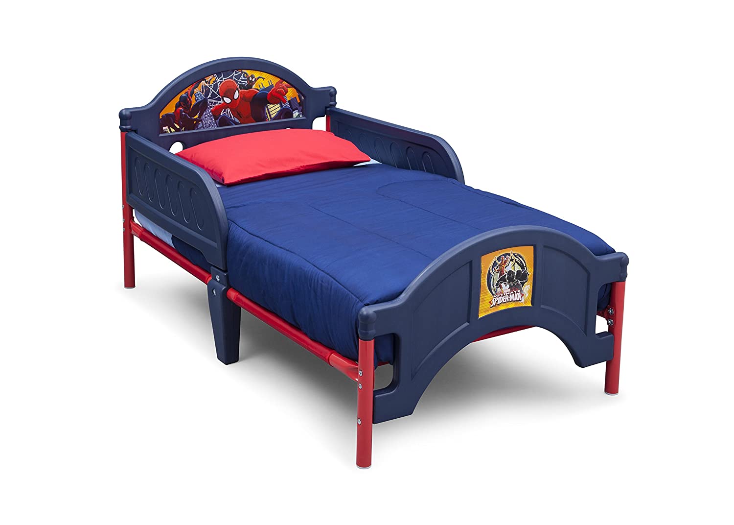 Delta Children Plastic Toddler Bed, Marvel Spider-Man