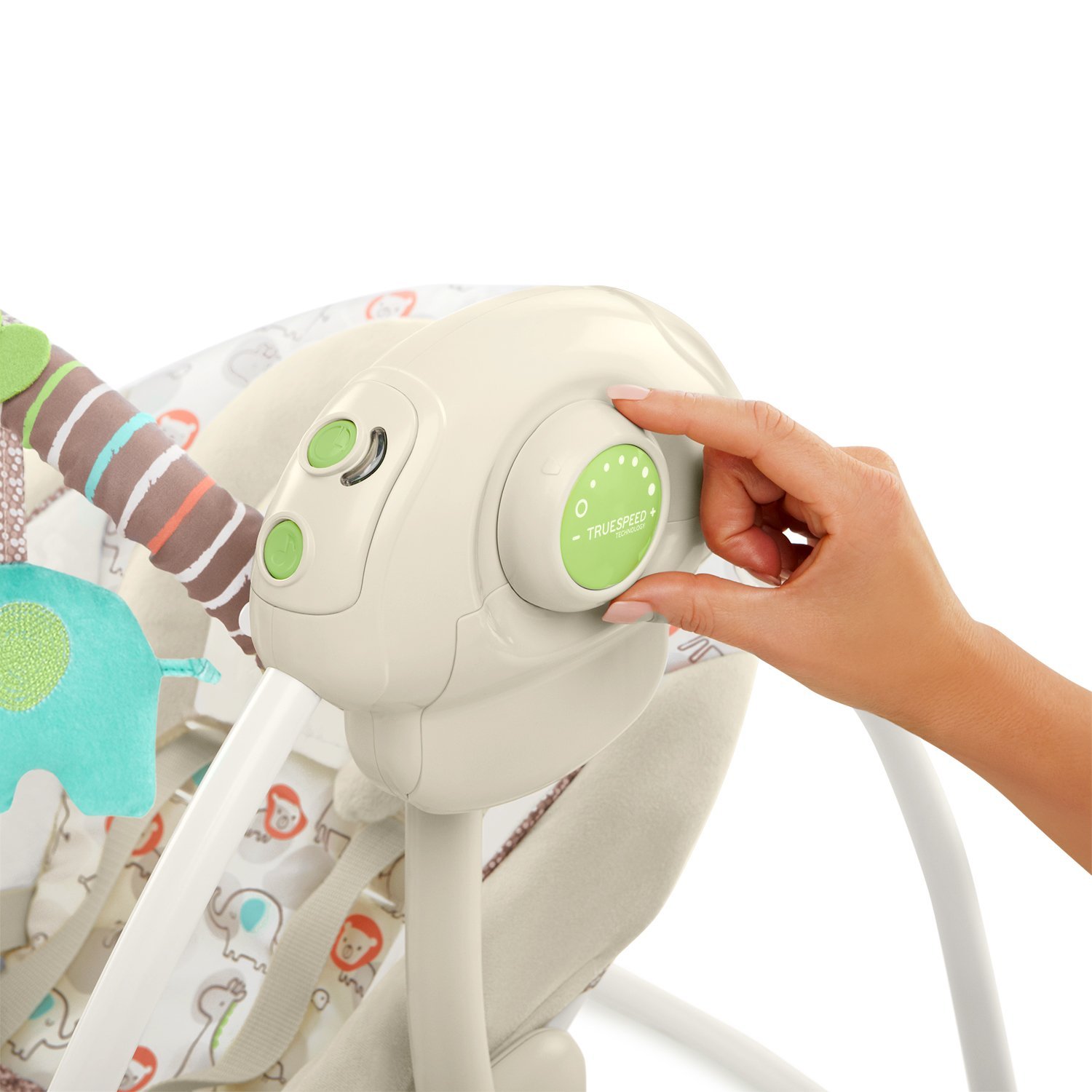 Bright Starts Comfort and Harmony Portable Swing - Cozy Kingdom เปลสวิง เปลไกว