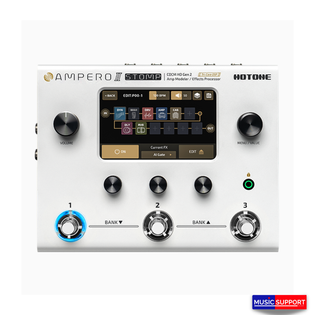 Hotone Ampero Stomp II มัลติเอฟเฟค