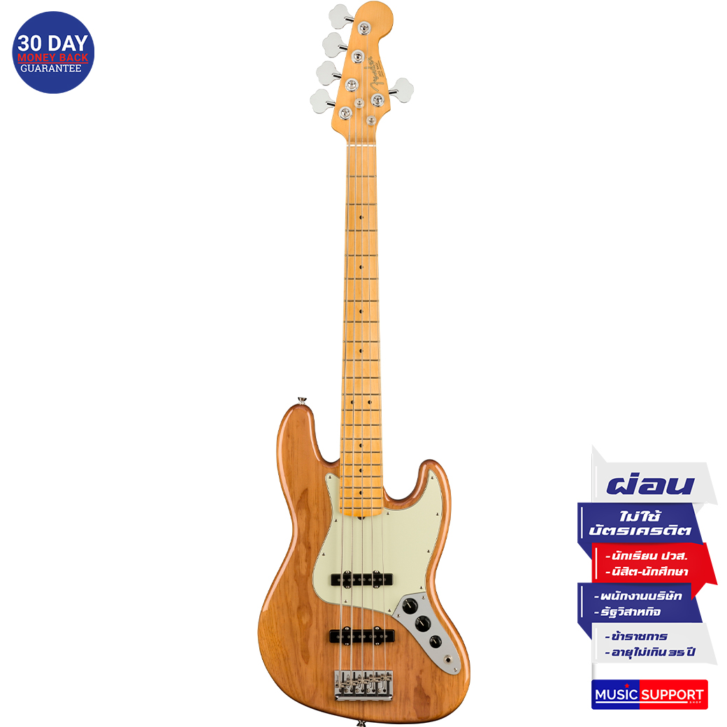 เบสไฟฟ้า Fender American Professional II Jazz Bass® V MN Roasted Pine