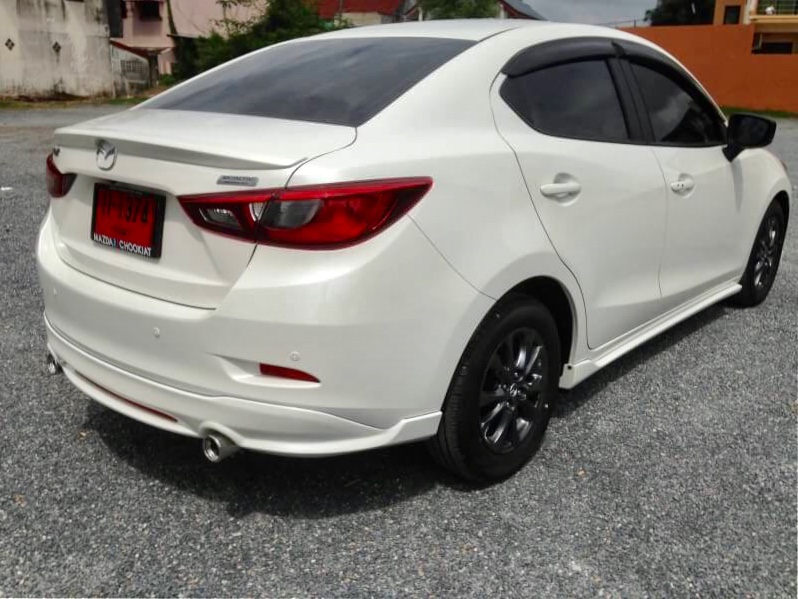 ชุดแต่ง Mazda2 2017 2018 2019 4ประตู OEM, สเกิร์ตรอบคัน Mazda2 Skyactiv มาสด้า2 แต่งสวย