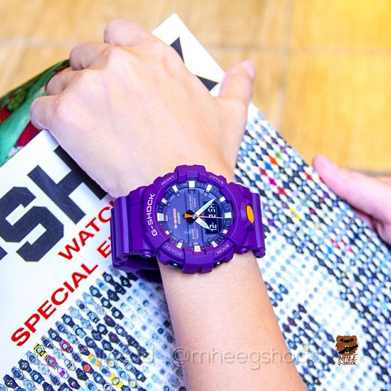 G-Shock ม่วงมังคุด รุ่น GA-800SC-6A ของแท้ ประกันศูนย์ Rare Item