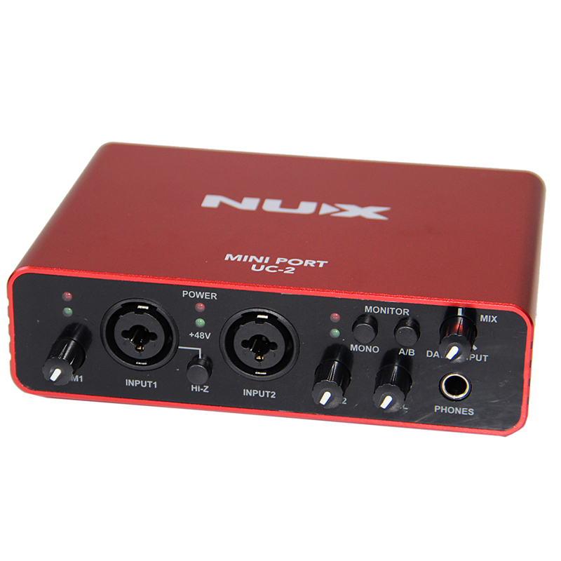 NUX UC-2 Audio Interface Mini Port ซาวด์การ์ดอินเตอเฟส