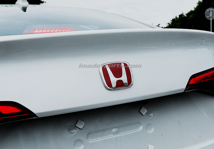 Logo Honda Type R สปอร์ตหน้า หลัง และพวงมาลัย (แดง/ดำ/ดำแดง)