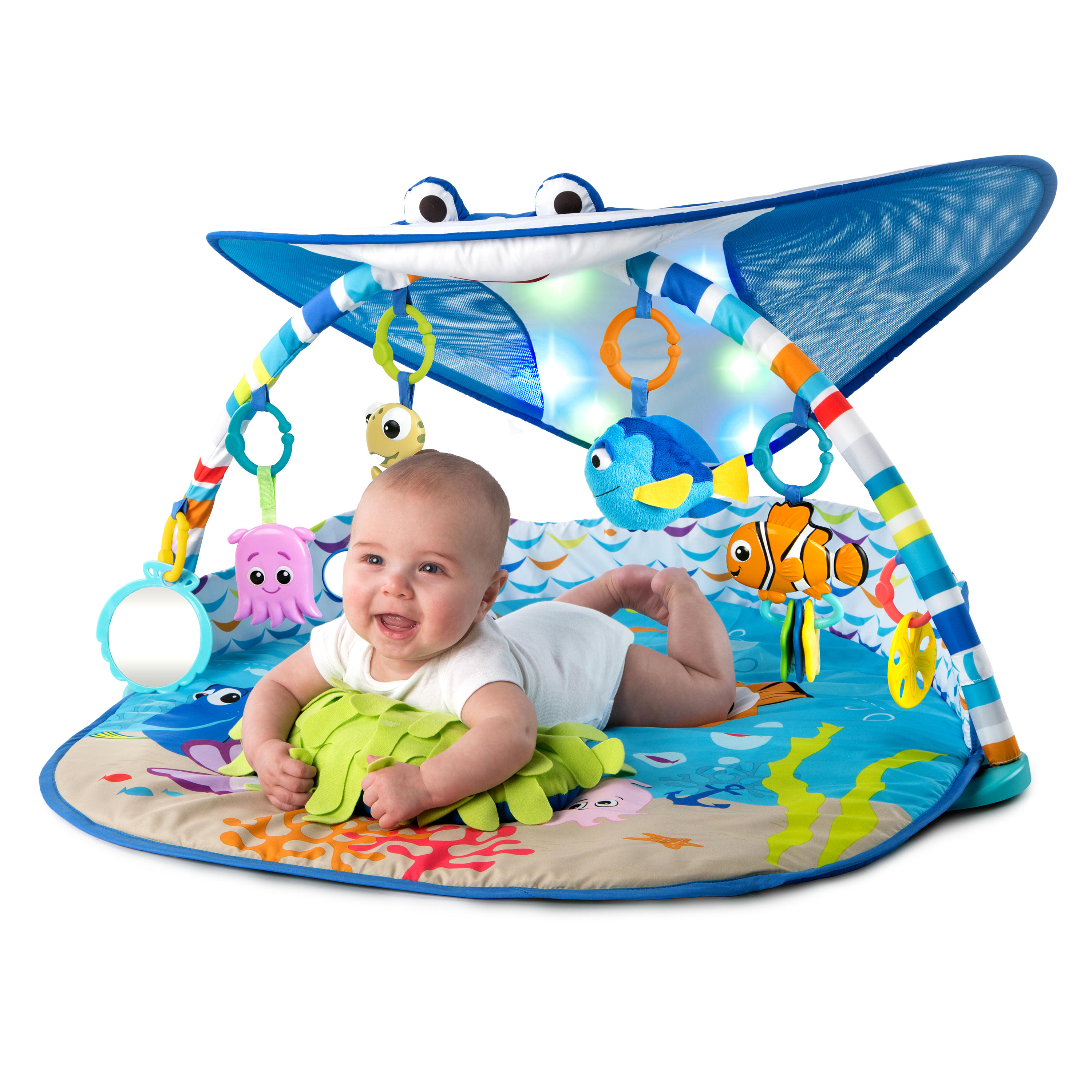 Disney Baby Mr. Ray Ocean Lights Activity Gym เพลยิมของเล่นเด็กแรกเกิด