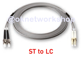UFP542D31-03 ST-LC Duplex Patch Cord OM2 MM 3 Meters