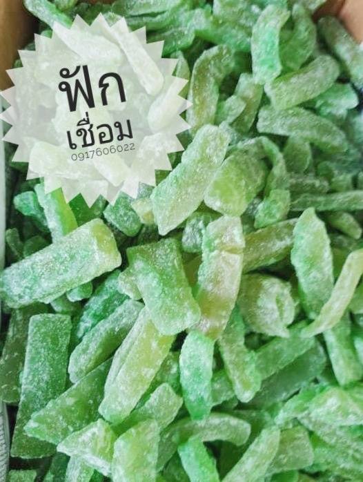 ฟักเชื่อม ตังกวยแฉะ ฟักเชื่อมแห้ง ฟักแช่อิ่ม ฟักเขียวเชื่อม ฟักเขียว ကြောက်ဖရိုယို ขนมจันอับ จันอับ ขนมมงคล ฟักจันอับ ไส้ฟักทำขนมเปี๊ยะ ไส้ฟัก