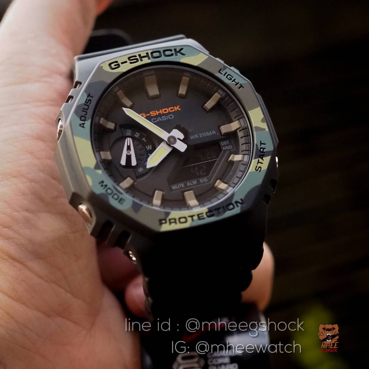 G-Shock รุ่น GA-2100SU-1A camo