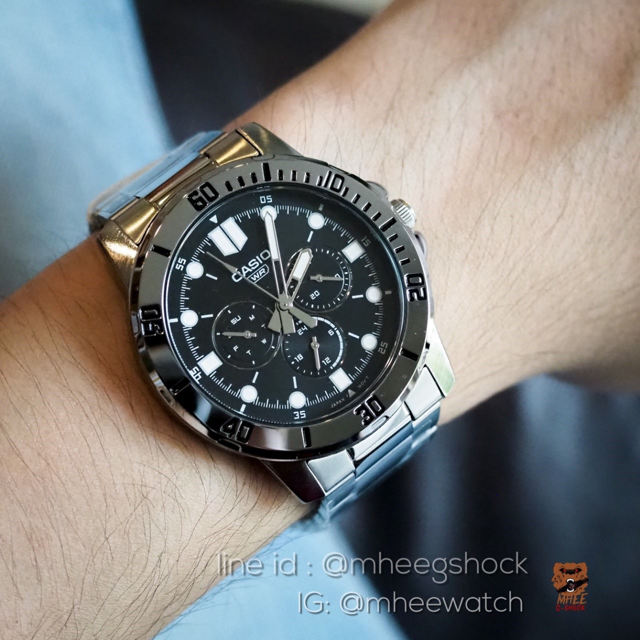Casio Black Sport รุ่นใหม่จอ Chronograph