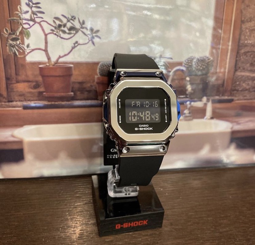 G-Shock Mini Black Silver