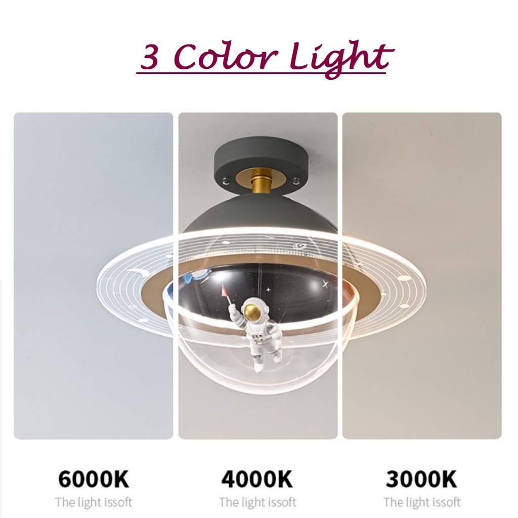 CT169A113 SOTMIA โคมไฟอวกาศ โคมไฟแต่งห้องเด็ก โคมไฟ โคมไฟติดเพดาน โคมไฟอวกาศ