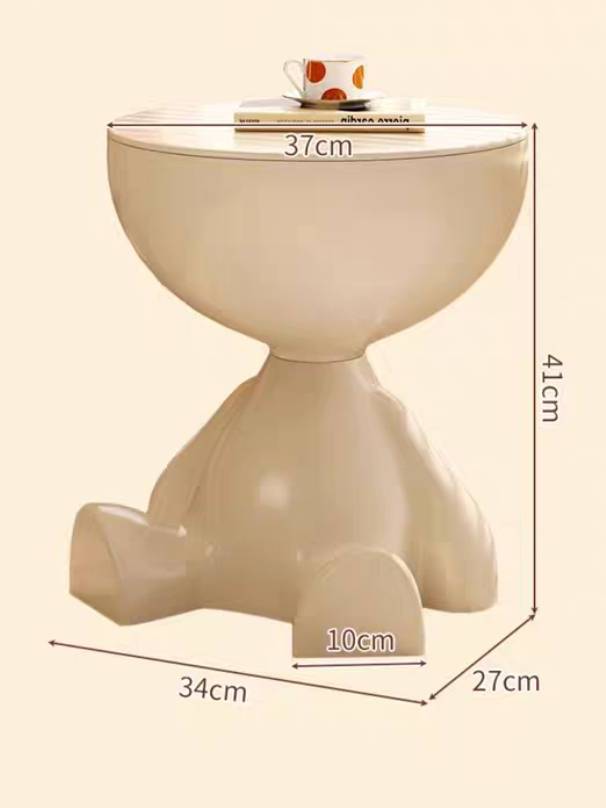 CT233D130 ZEITAKU โต๊ะข้างโซฟา รถเข็นเคลื่อนย้ายได้ โต๊ะกาแฟเล็ก โต๊ะล้อเลื่อน ชั้นวางของข้างเตียง ห้องนั่งเล่นในบ้าน