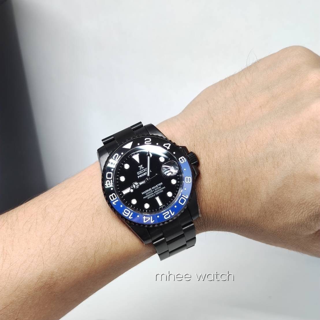 Seiko Mod Dark night Batman Prospex Dial