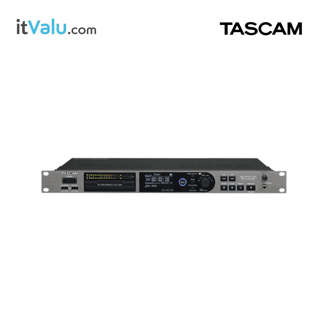 เครื่องเล่นและบันทึกเสียง TASCAM รุ่น DA-3000 USB/SD-CARD ขนาด 483 × 45 × 305 mm
