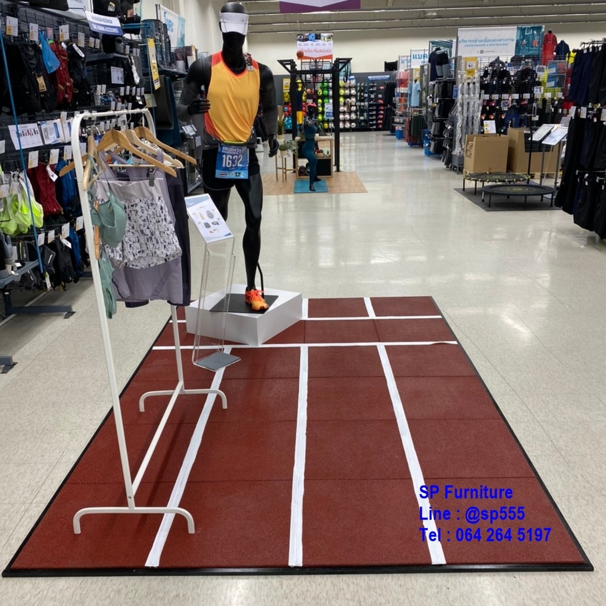 พร็อพแต่งร้าน ดีสเพลย์โชว์สินค้า (Project 6 univers) (DECATHLON)