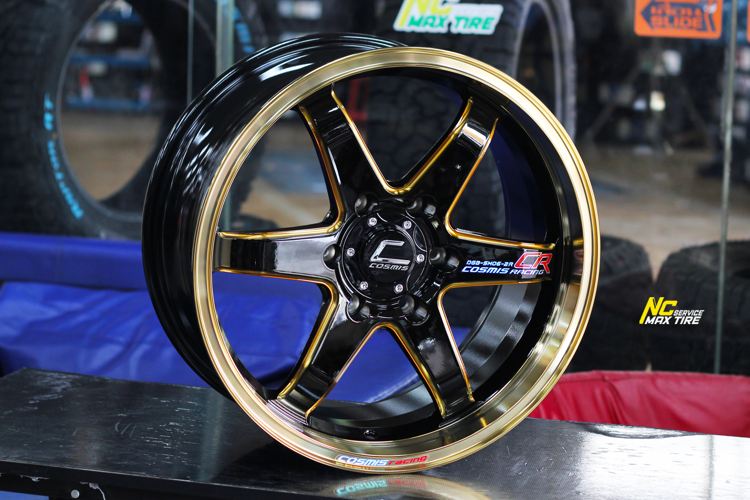 ล้อแม็กขอบ18 / Cosmis / DGB-SM06-2R / 18x9.0 6H139.7 ET35 / Extend tech / SUV / PPV