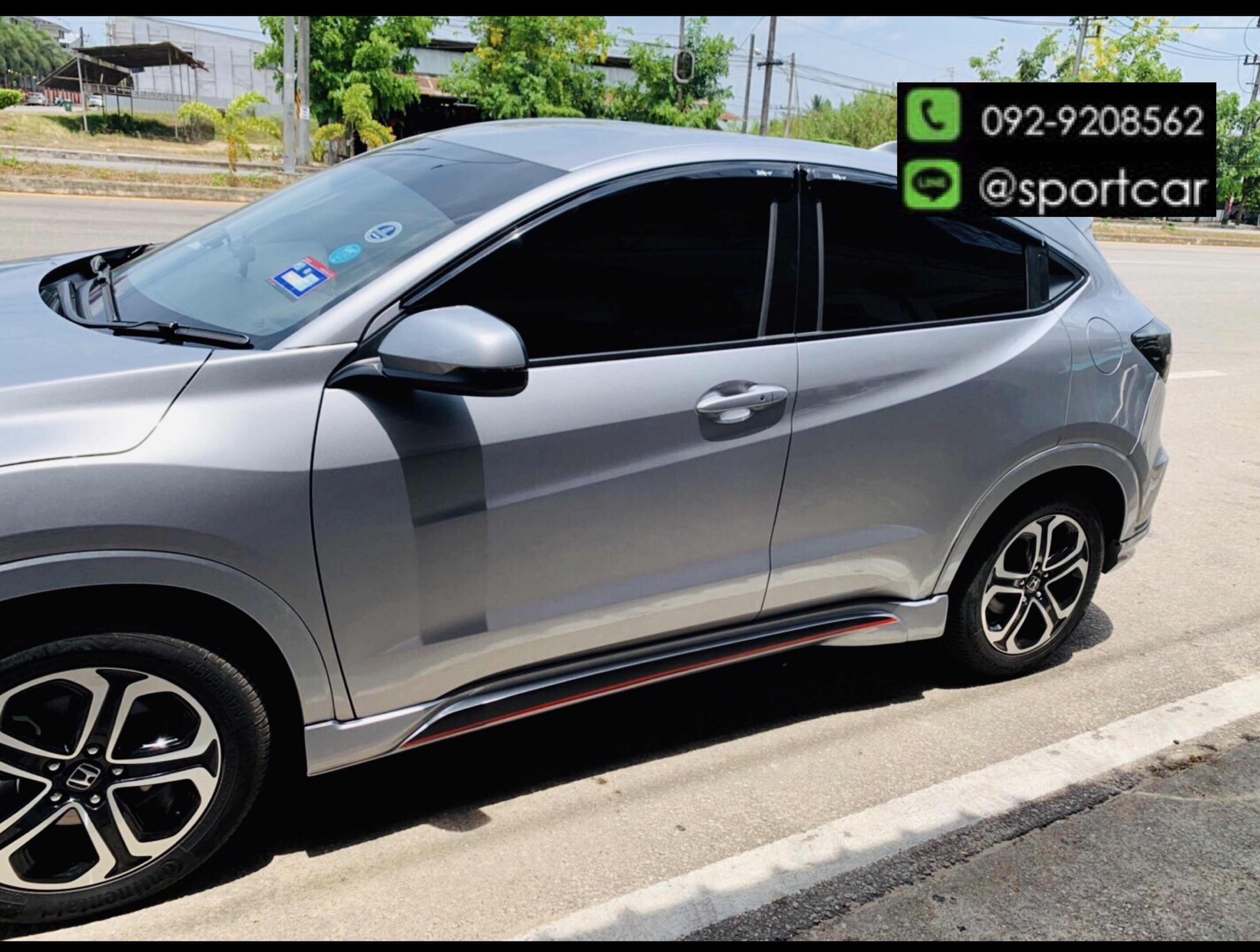 ชุดแต่ง HRV 2019 2020 2021 TTS, hrv แต่งสวย, สเกิร์ตรอบคัน hrv แท้ byแต่งรถTTS