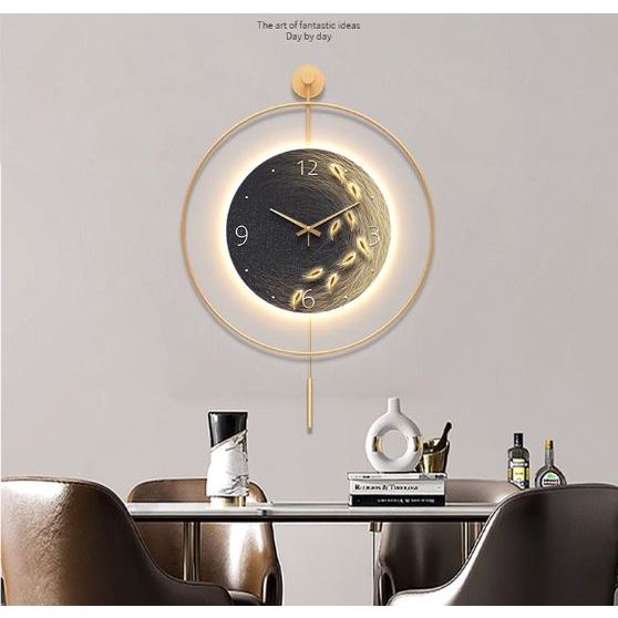 CT190C036 INTERY นาฬิกาปลามงคล นาฬิกาติดผนัง