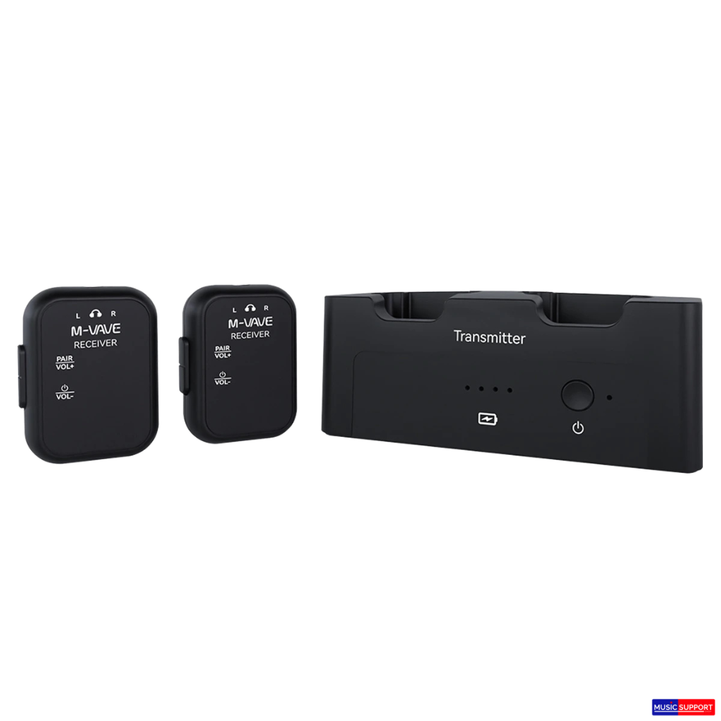 ไวเลส อินเอียร์ M-VAVE WP-12 2.4 GHz wireless earphone monitoring transmission system