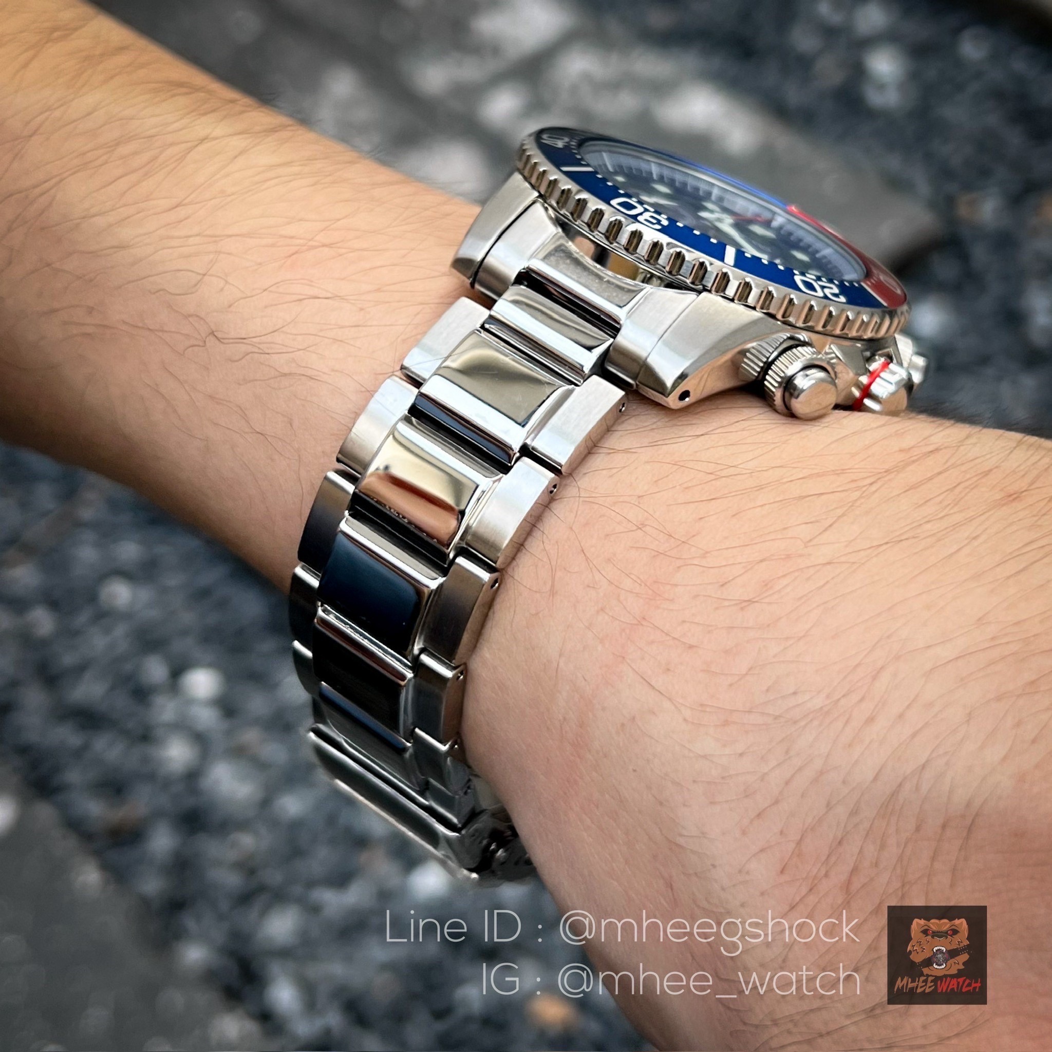 Seiko Prospex Diver’s200M Pepsi Solar Powered very rare item (SSC019P1)