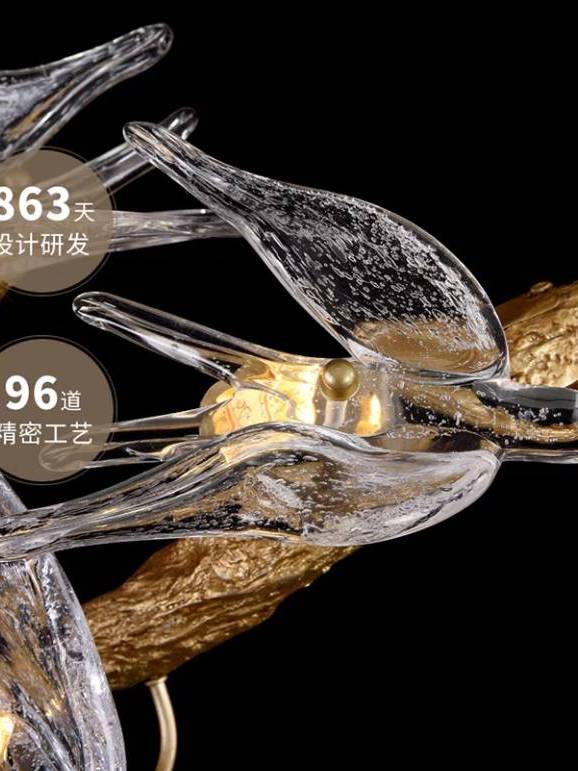 CT223A292 SOTMIA โคมไฟระย้า โคมไฟโมเดิร์น Chandelier Lighting ห้องทานอาหาร เคาน์เตอร์บาร์ นก