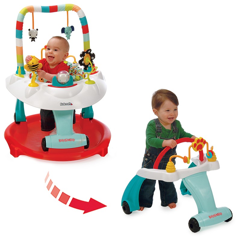 Kolcraft Baby Sit & Step 2-in-1 Activity Center-Bear Hugs เก้าอี้หัดเดิน รถเข็นเด็กหัดเดิน