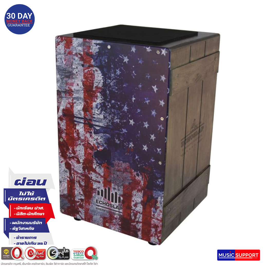 Echoslap Cajon Vintage ถังเก่า USA / คาฮองลายวินเทจUS
