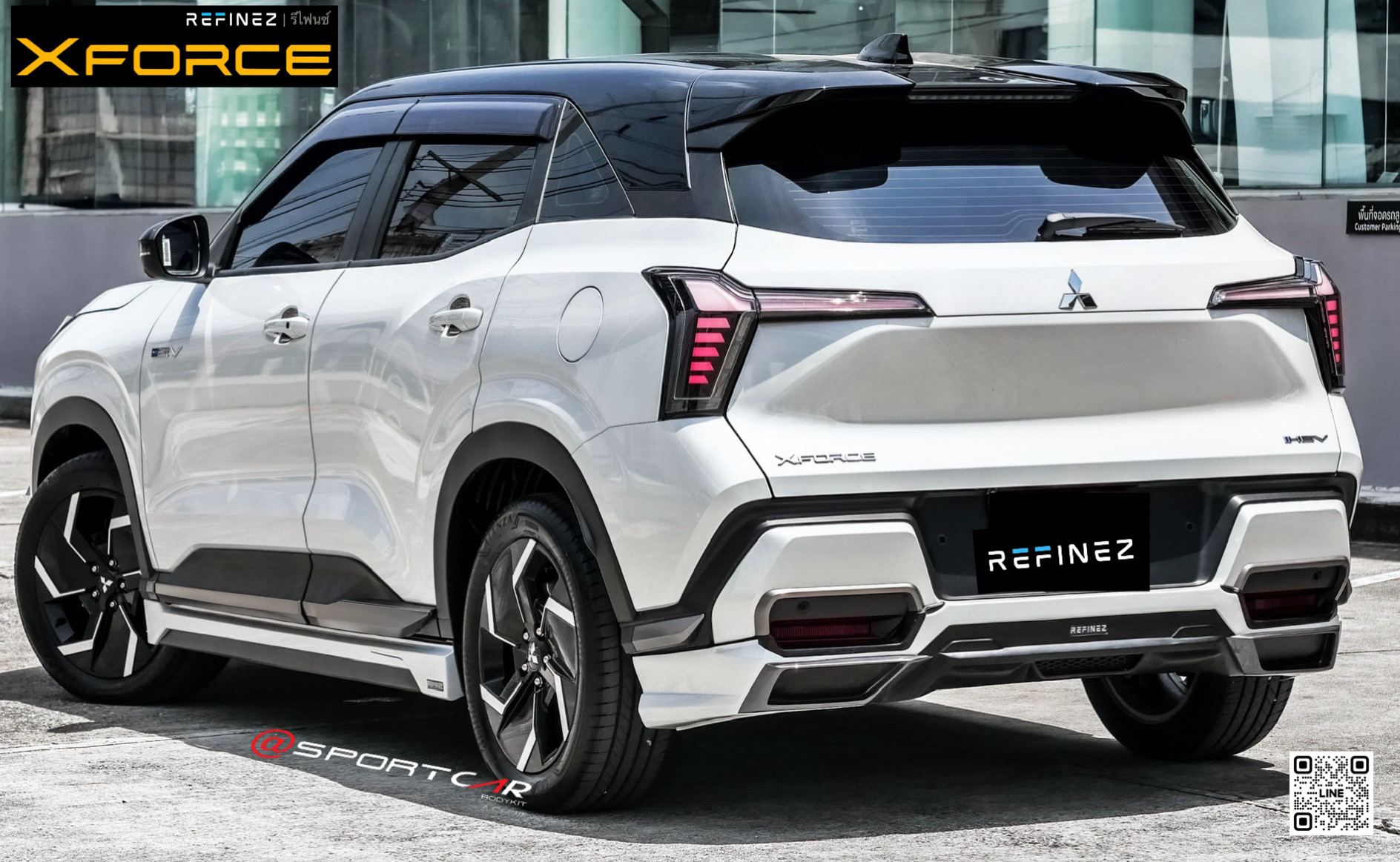 ชุดแต่ง Mitsubishi XFORCE REFINEZ รีไฟนซ์ - X Force แต่งสวย, Xforce HEV Ultimate x ของแต่ง อุปกรณ์แต่ง X Force 2025 2026 มิตซูบิชิ เอ็กซ์ฟอร์ส แต่งสวย