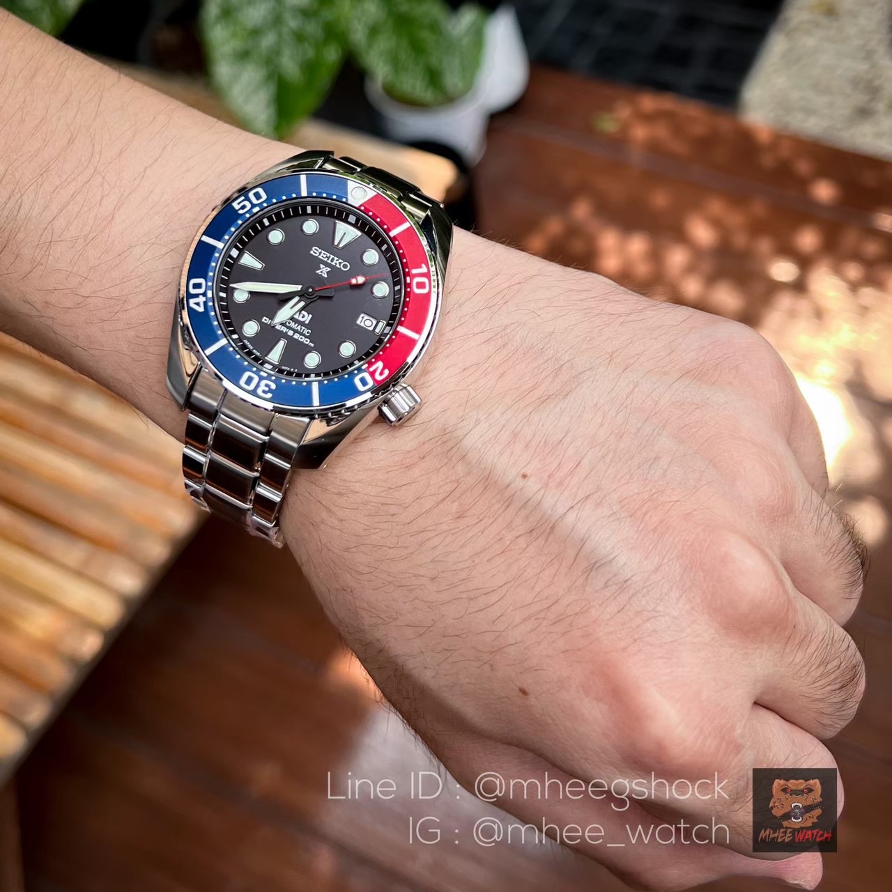 Seiko SUMO Pepsi Limited PADI ระบบAutomatic Diver