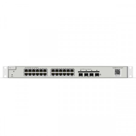 Reyee RG-NBS5100-24GT4SFP Switch 24-Port Gigabit L2+ Managed, 24 Gigabit RJ45 Ports, 4 SFP Ports, Rack-mountable Steel Case